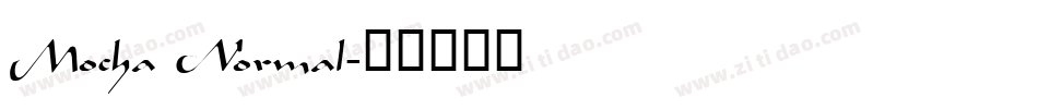 Mocha Normal字体转换